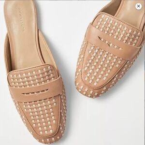 Ann Taylor NIB Woven Leather Loafer Size 8.5